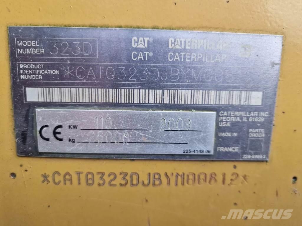 CAT 323d Excavadoras de cadenas
