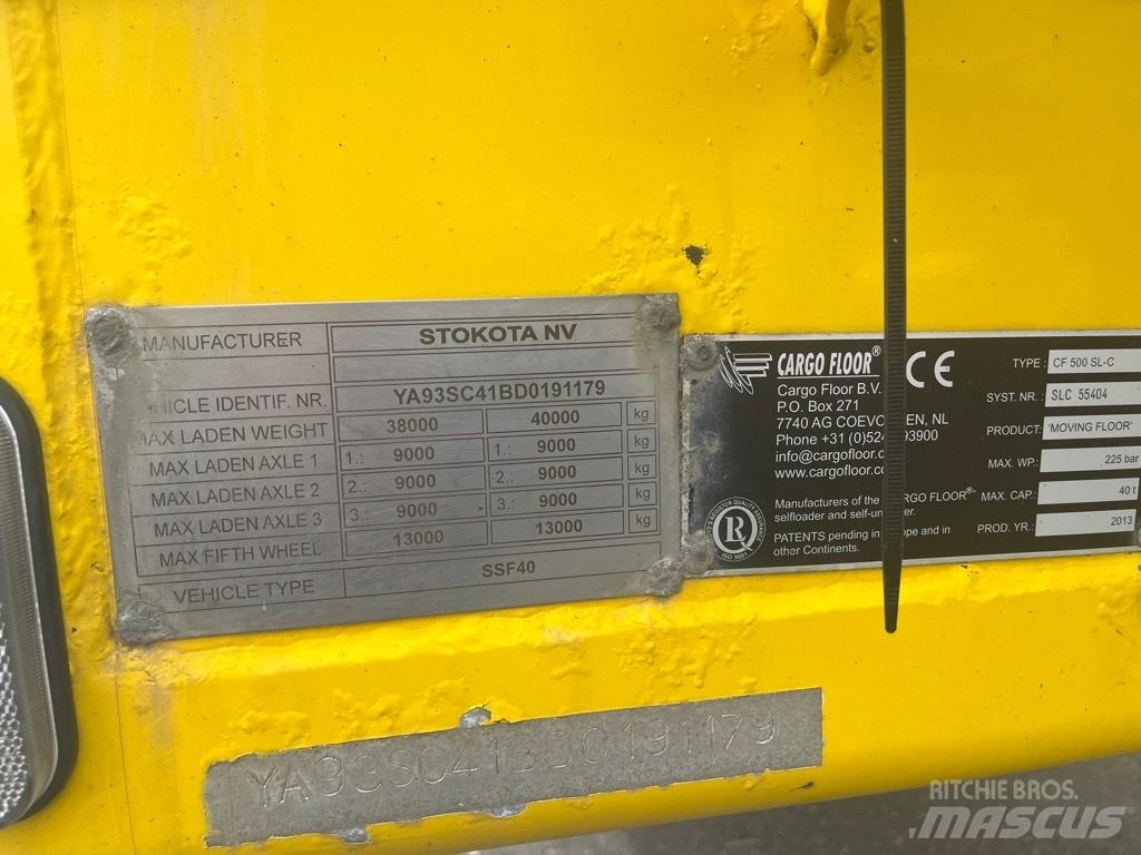 STOKOTA CargoFloor Semirremolques volquete para virutas de madera