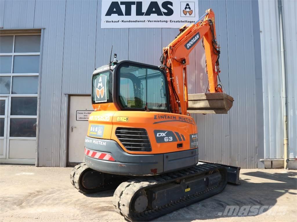 Doosan DX63-3 Mini excavadoras < 7t