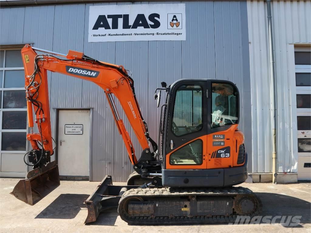 Doosan DX63-3 Mini excavadoras < 7t