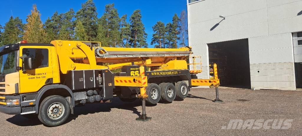 Scania P124 GB Plataformas sobre camión