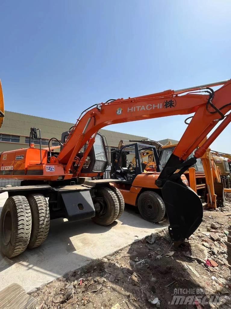 Hitachi EX 100 W D Excavadoras de ruedas
