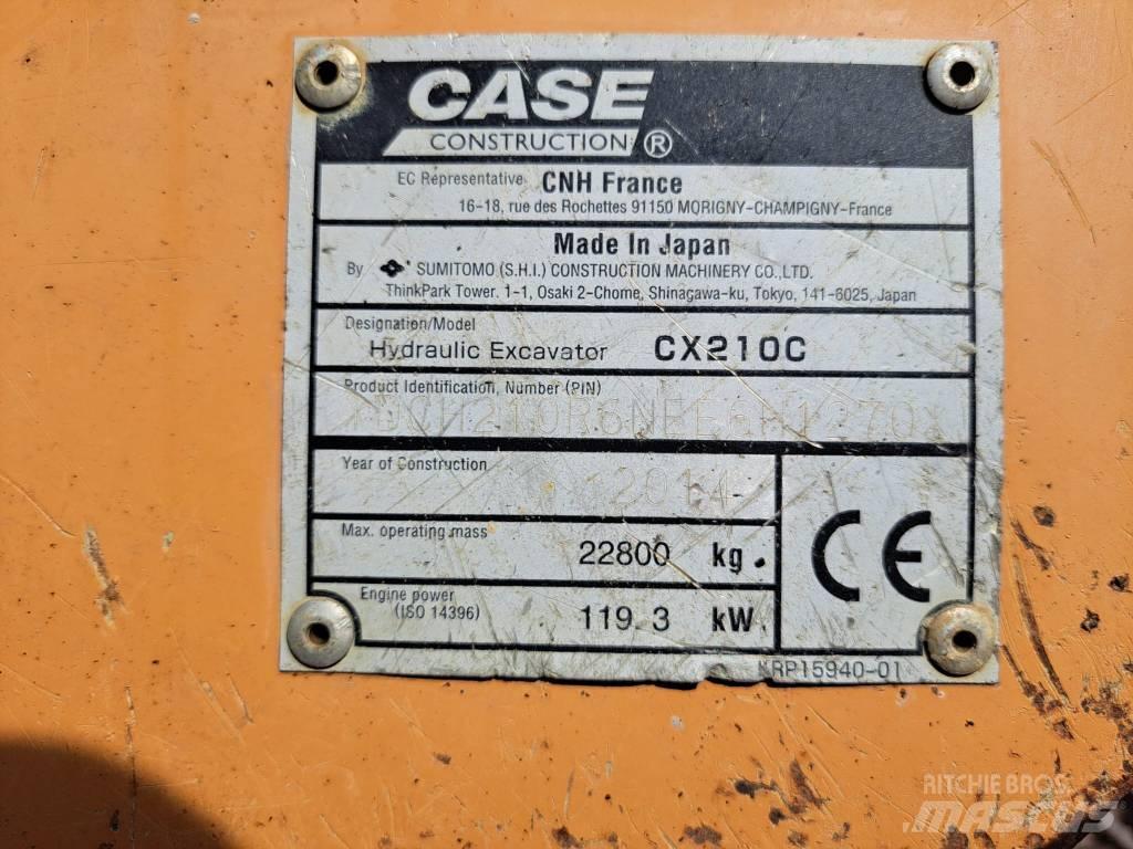 CASE CX 210 C Excavadoras de cadenas