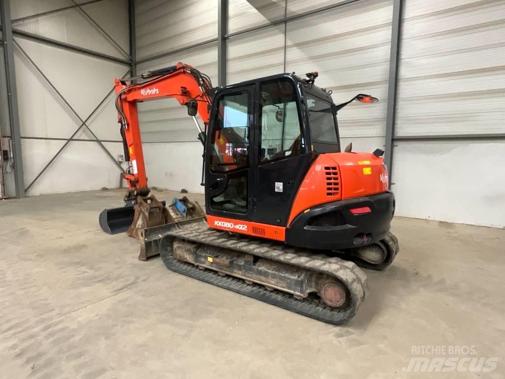Kubota KX 080-4 A 2 Excavadoras 7t - 12t