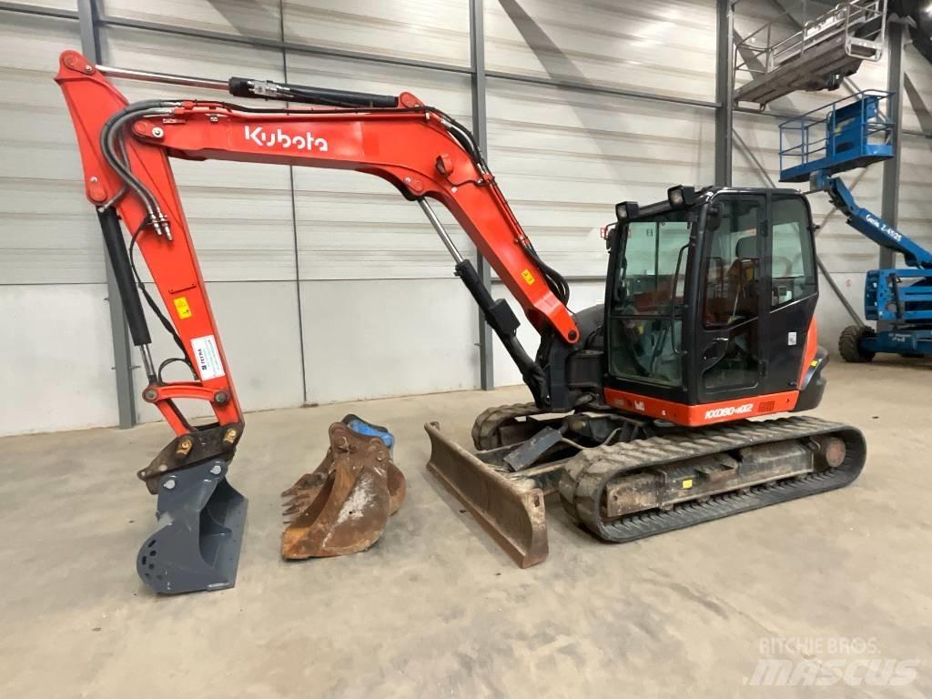 Kubota KX 080-4 A 2 Excavadoras 7t - 12t