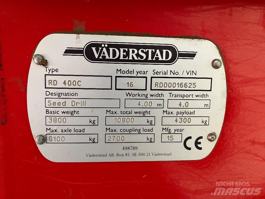Väderstad Rapid400C Sembradoras