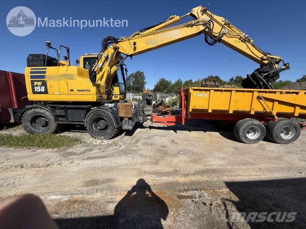 Komatsu PW 158 Excavadoras de ruedas