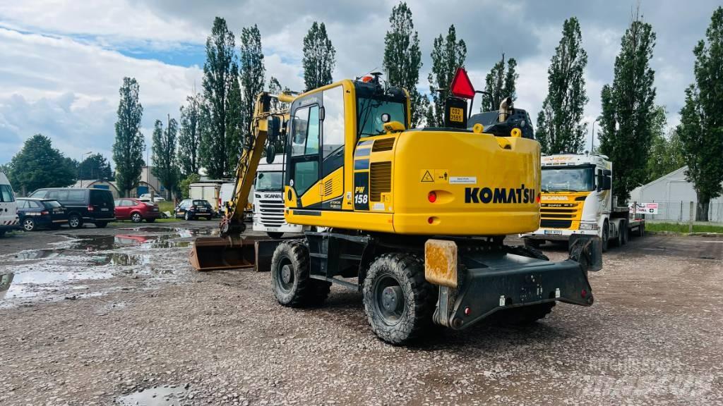 Komatsu PW 158 Excavadoras de ruedas