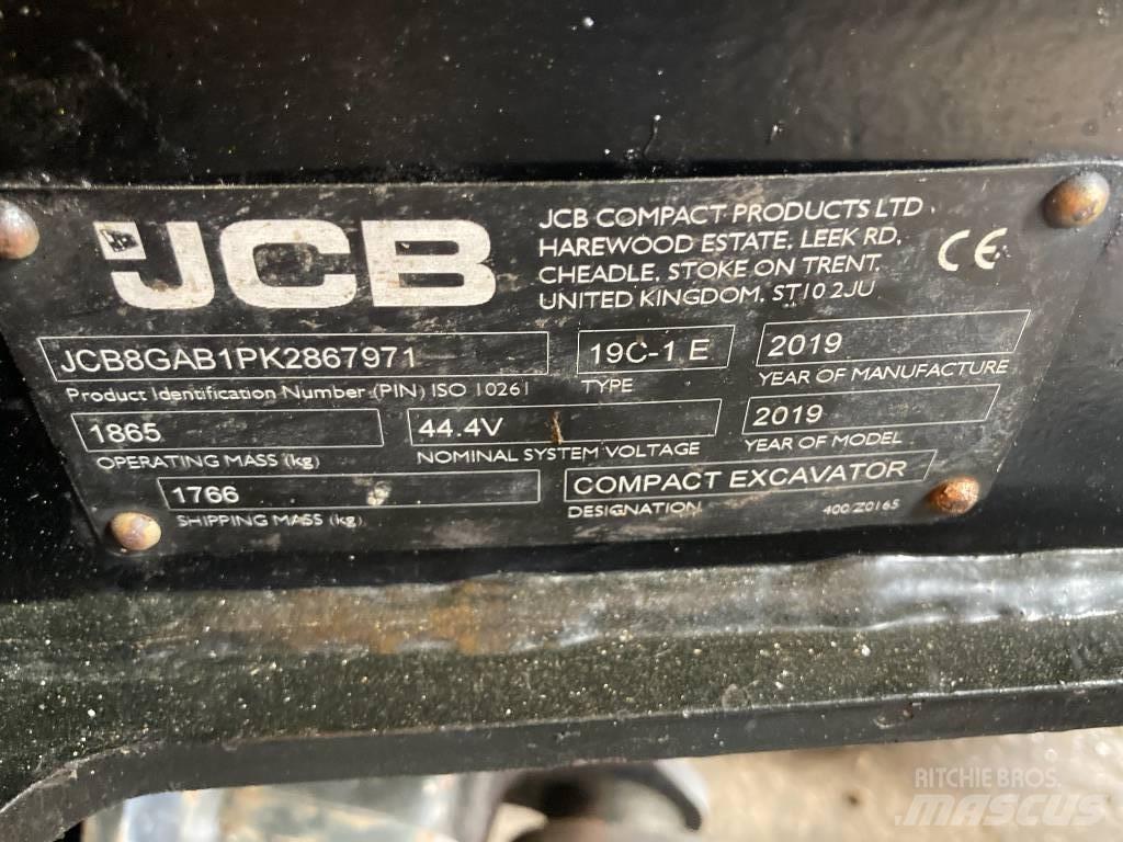 JCB 19C-1ETEC Mini excavadoras < 7t