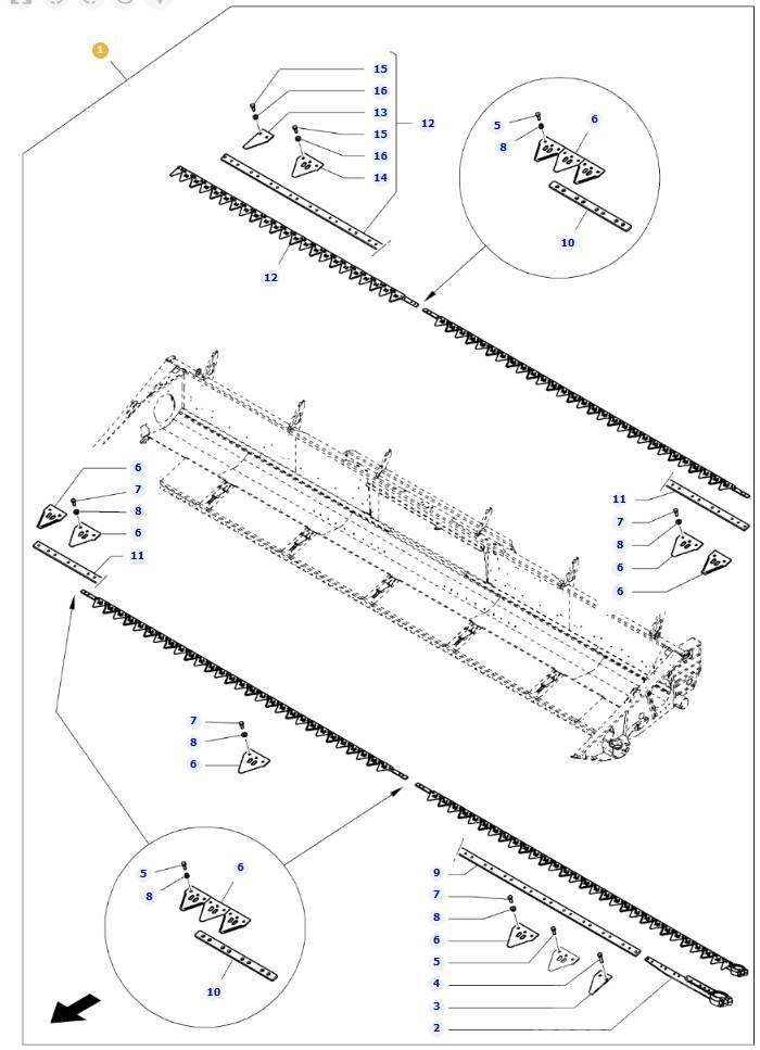 Fendt "POWERFLOW" Cadenas, orugas y chasis