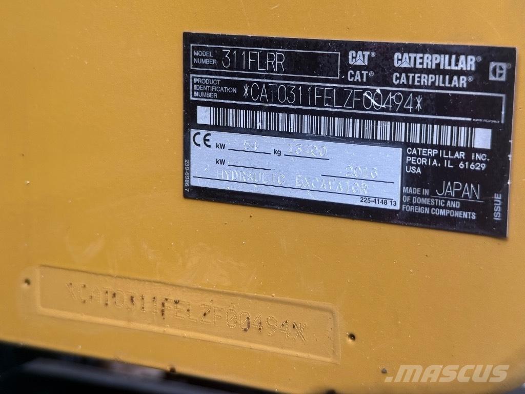 CAT 311 FL RR Excavadoras de cadenas
