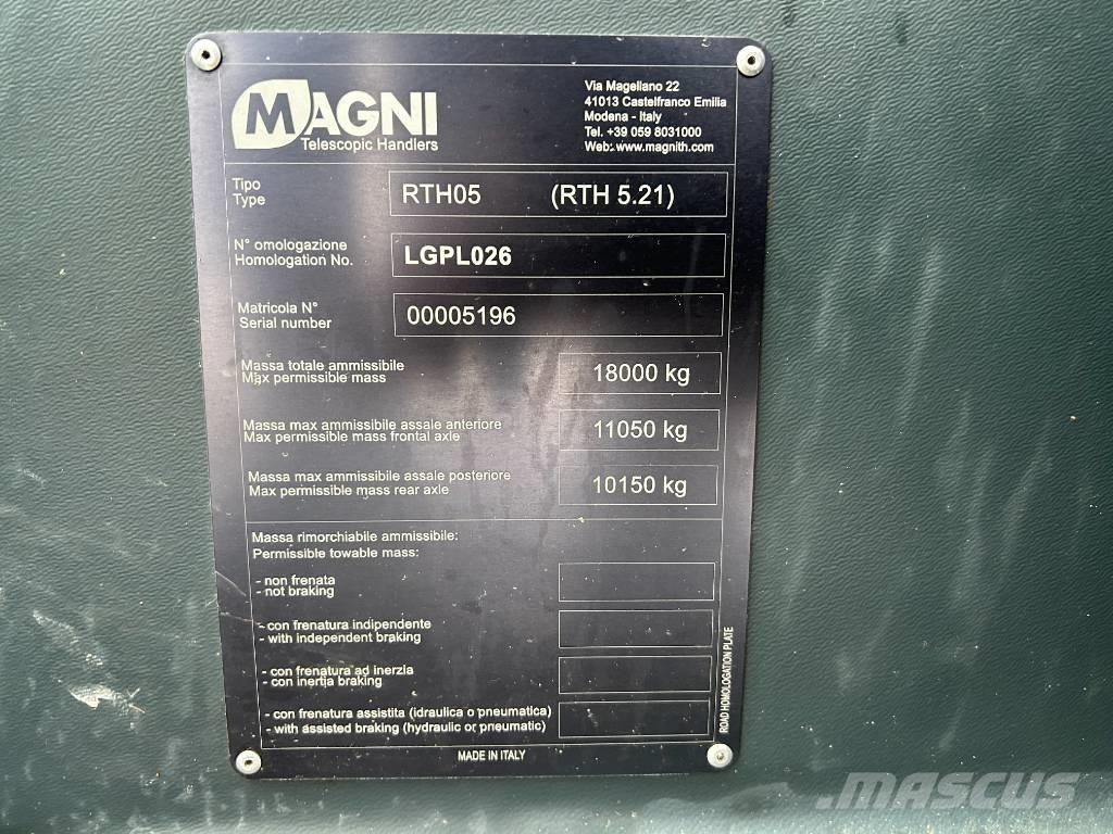 Magni RTH 5.21 Carretillas telescópicas