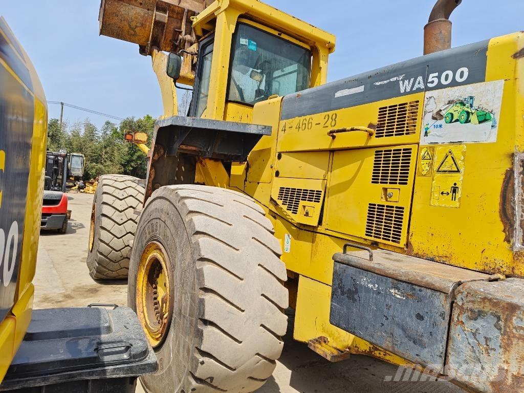 Komatsu WA 500 Cargadoras sobre ruedas