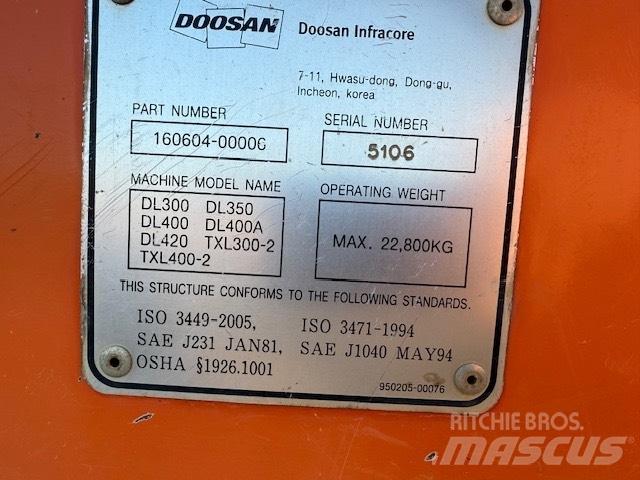 Doosan DL 420-3 CAB Cabinas e interior