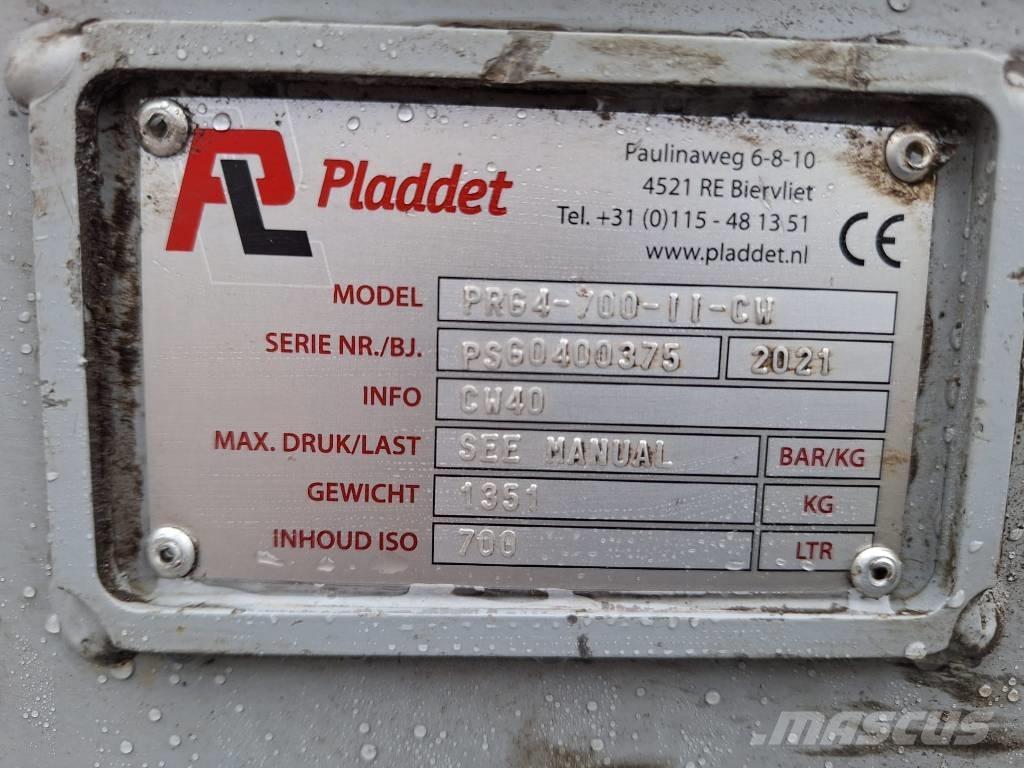 Pladdet PRG 4-700-II Pinzas