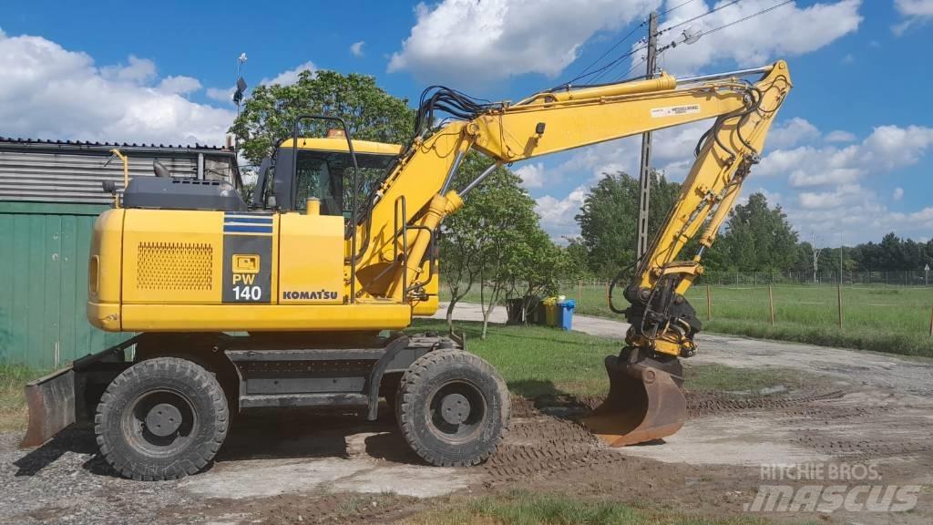 Komatsu PW 140-7 Excavadoras de ruedas