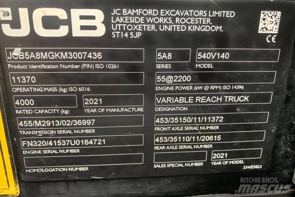 JCB 540-140 Carretillas telescópicas