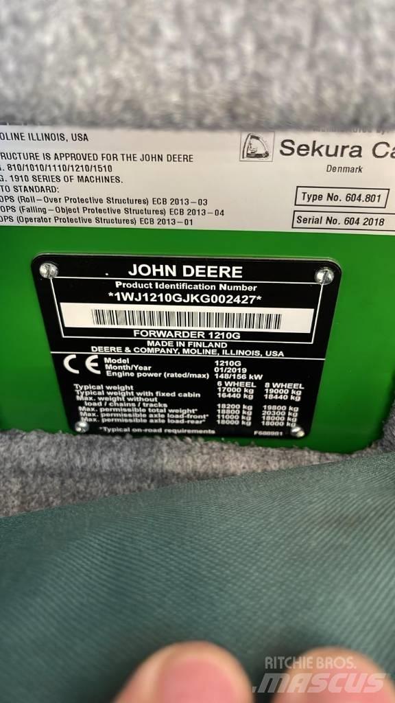 John Deere 1210G Autocargadoras