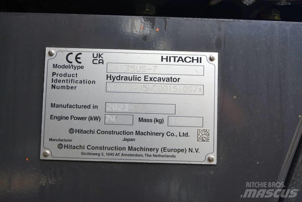 Hitachi ZX 135 US-7 Excavadoras de cadenas