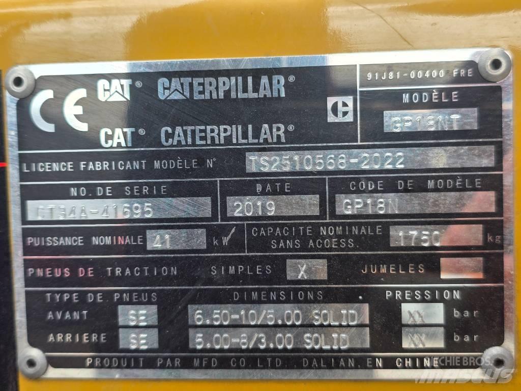 CAT GP 18 NT Carretillas LPG