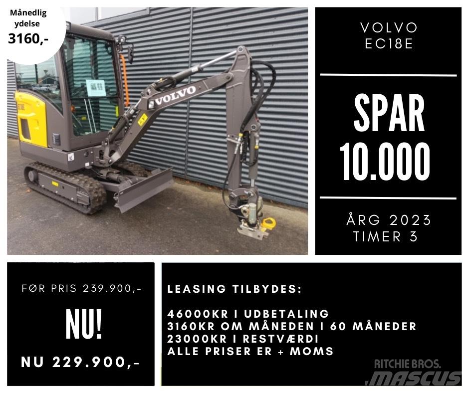 Volvo EC 18 E Mini excavadoras < 7t