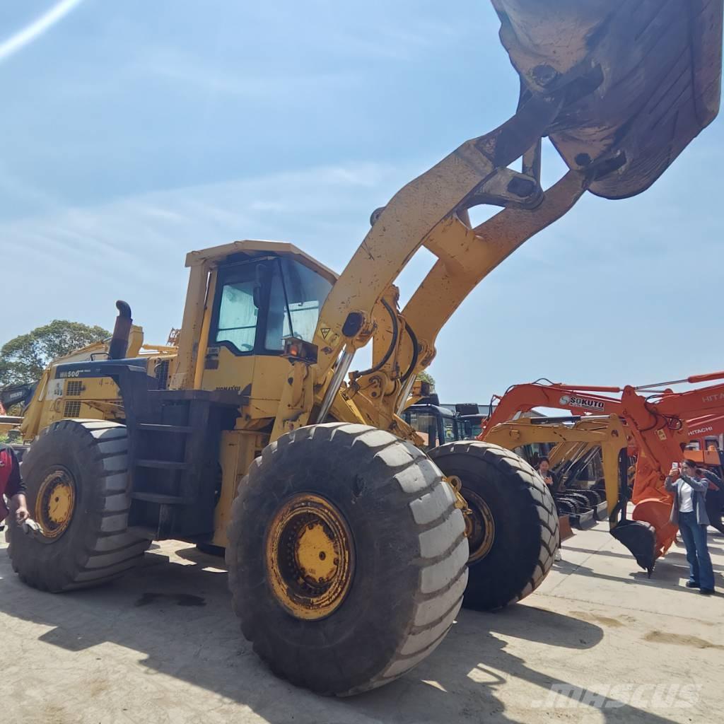 Komatsu WA 500 Cargadoras sobre ruedas