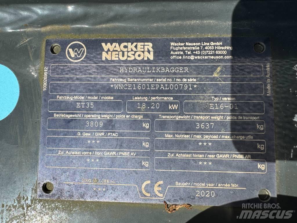 Wacker Neuson ET35 Excavadoras de cadenas