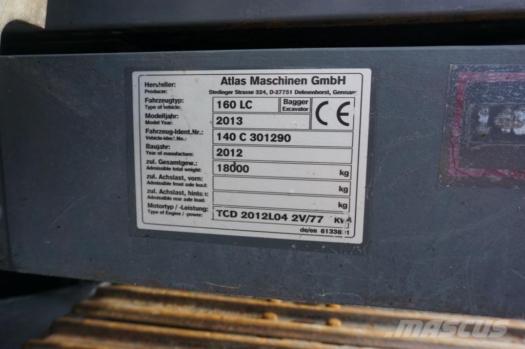 Atlas 160 LC Excavadoras de cadenas