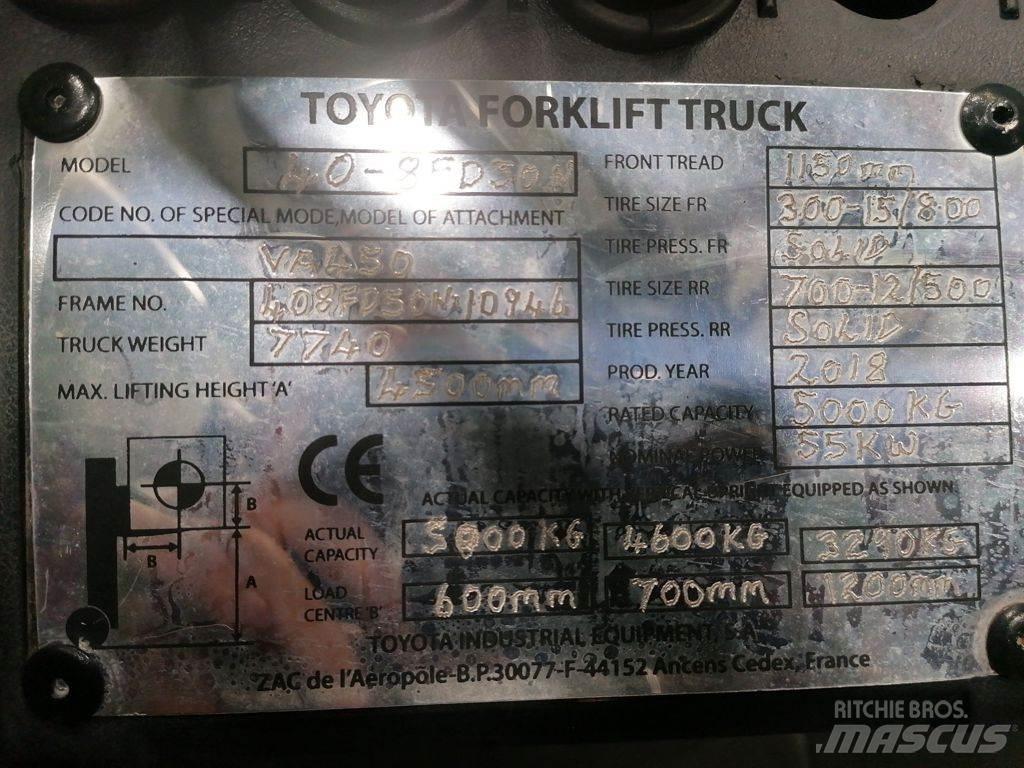 Toyota 40-8FD50N Carretillas diesel
