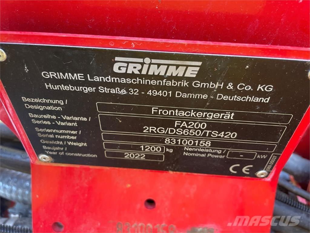Grimme FA 200 Equipos para patatas - Otros