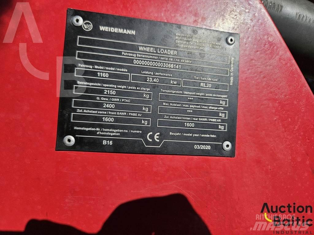 Weidemann 1160 Cargadoras sobre ruedas