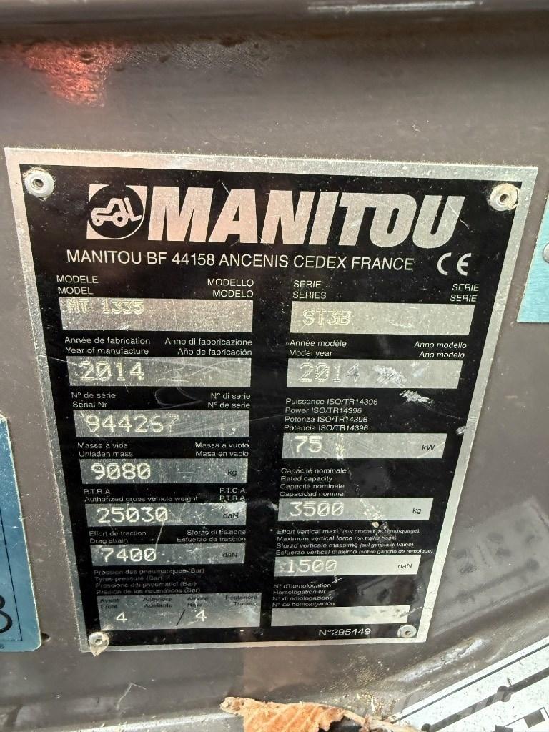 Manitou MT 1335 ST3B Carretillas telescópicas