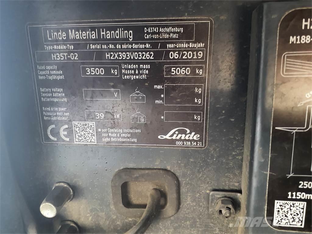 Linde H35T Carretillas LPG