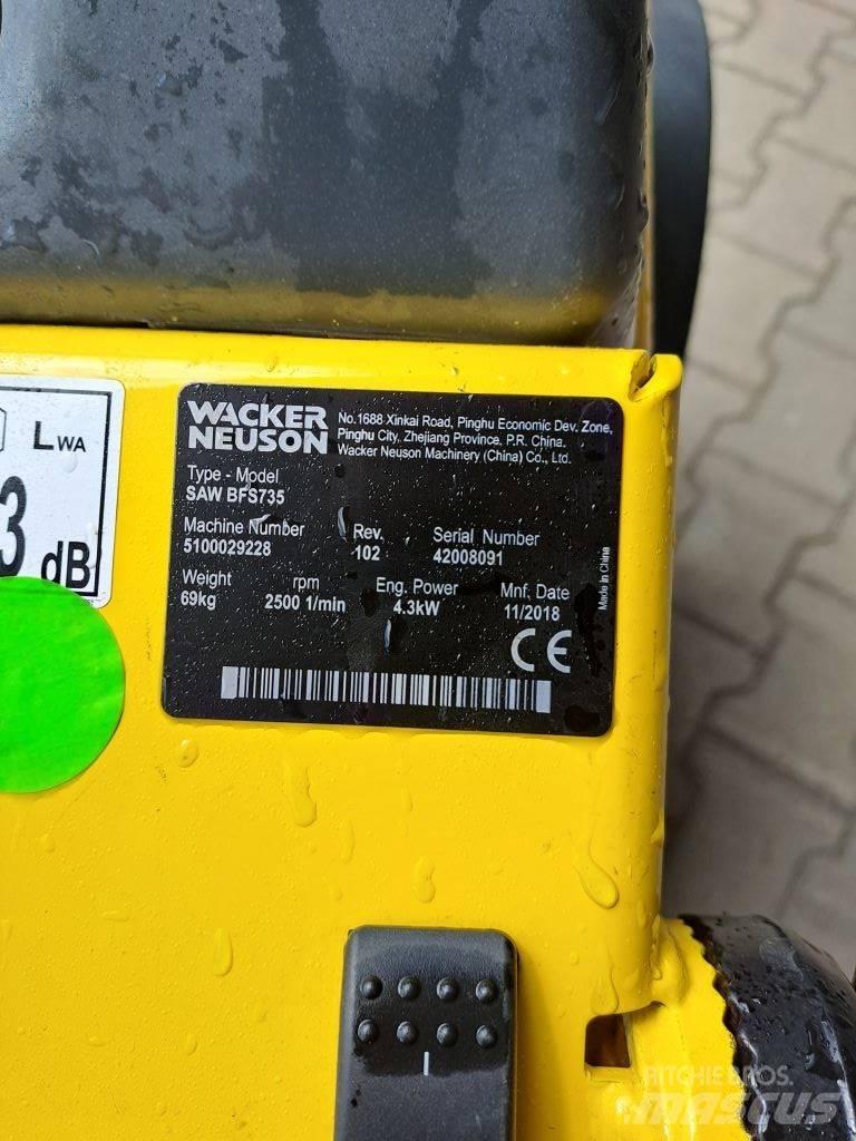 Wacker Neuson BFS735 Sierra para piedra