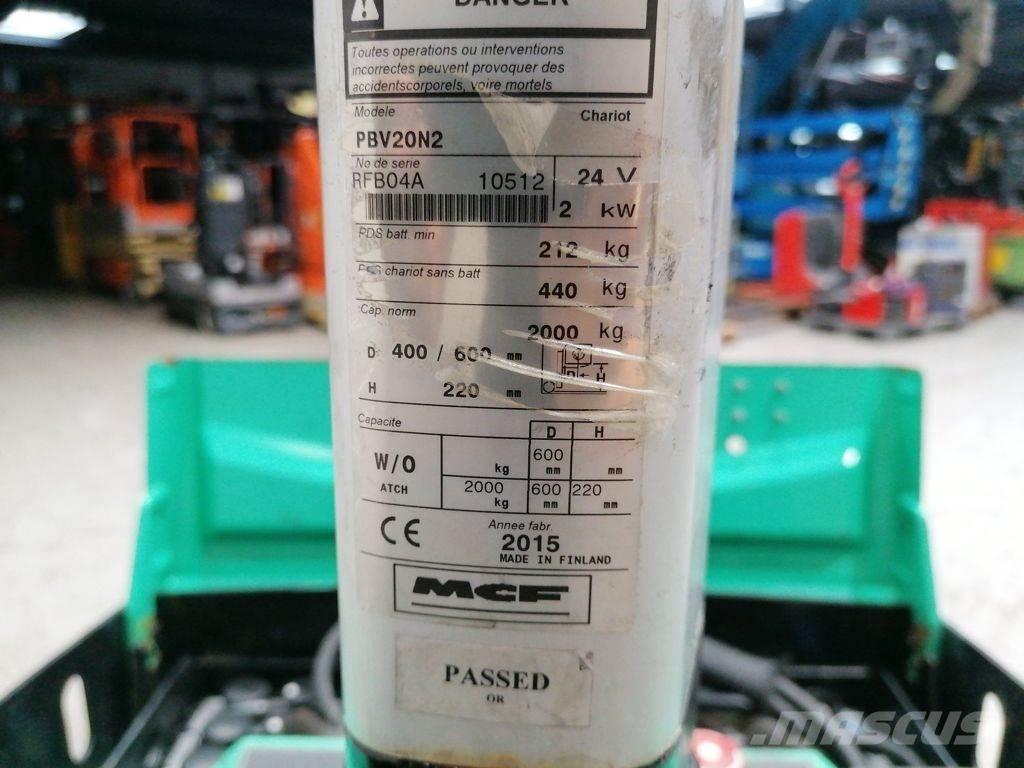 Mitsubishi PBV20N2 Transpaletas Electricas