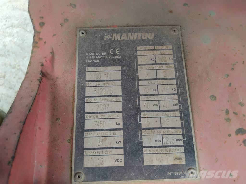 Manitou 160 ATJ Plataforma de trabajo articulada