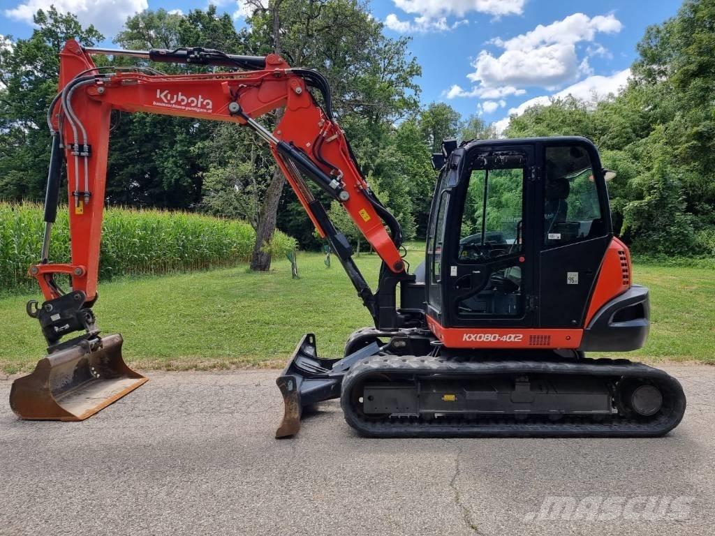 Kubota KX 080-4a2 Excavadoras 7t - 12t