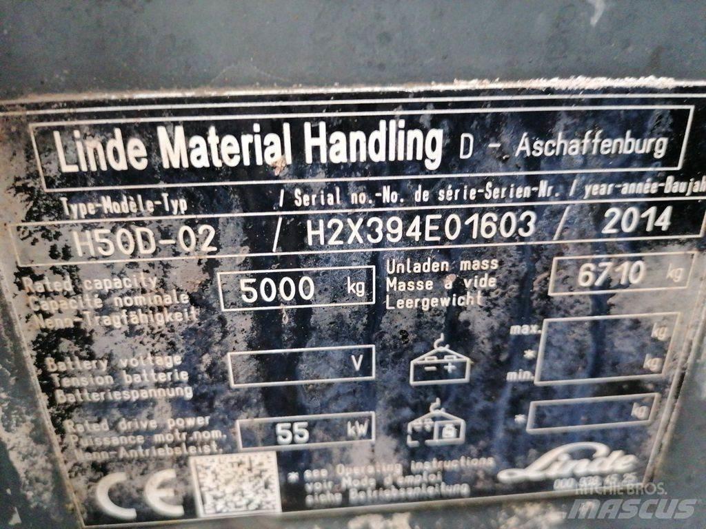 Linde H50D-02 Carretillas diesel
