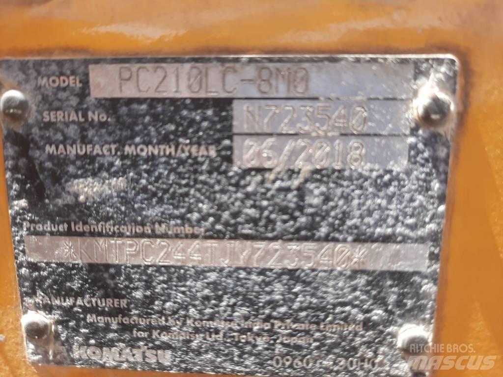 Komatsu PC 210 Excavadoras de cadenas