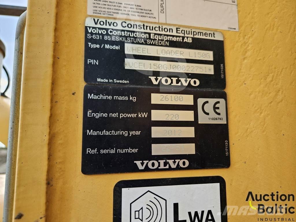 Volvo 150G Cargadoras sobre ruedas