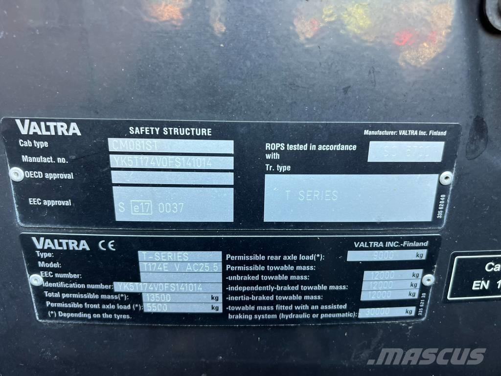 Valtra T 174 Versu Tractores