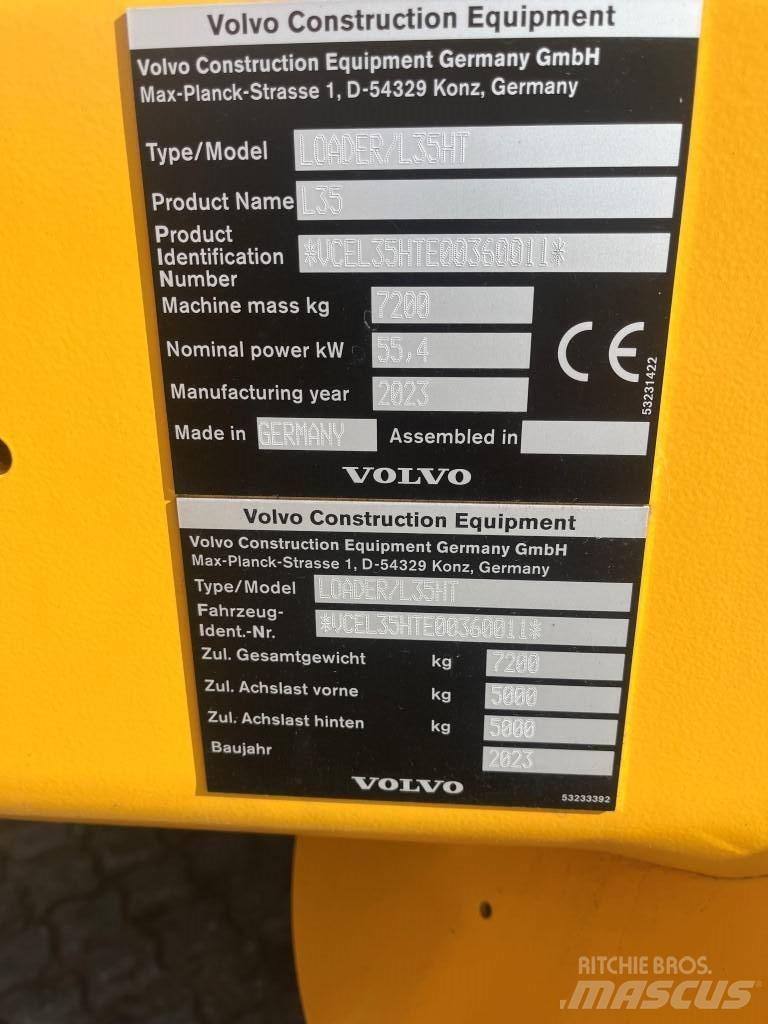 Volvo L35H Cargadoras sobre ruedas
