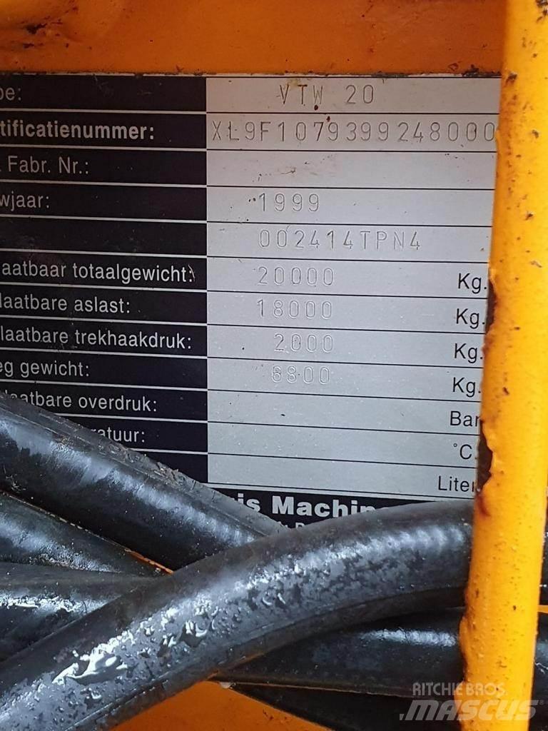 Veenhuis VTW 20 Remolques esparcidores de estiércol