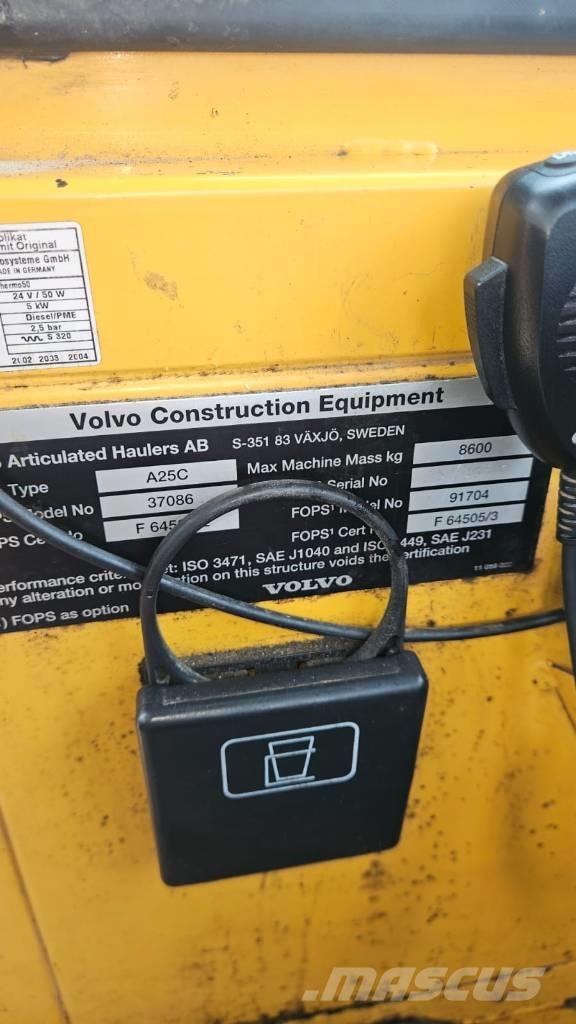 Volvo A 25 C Dúmpers articulados