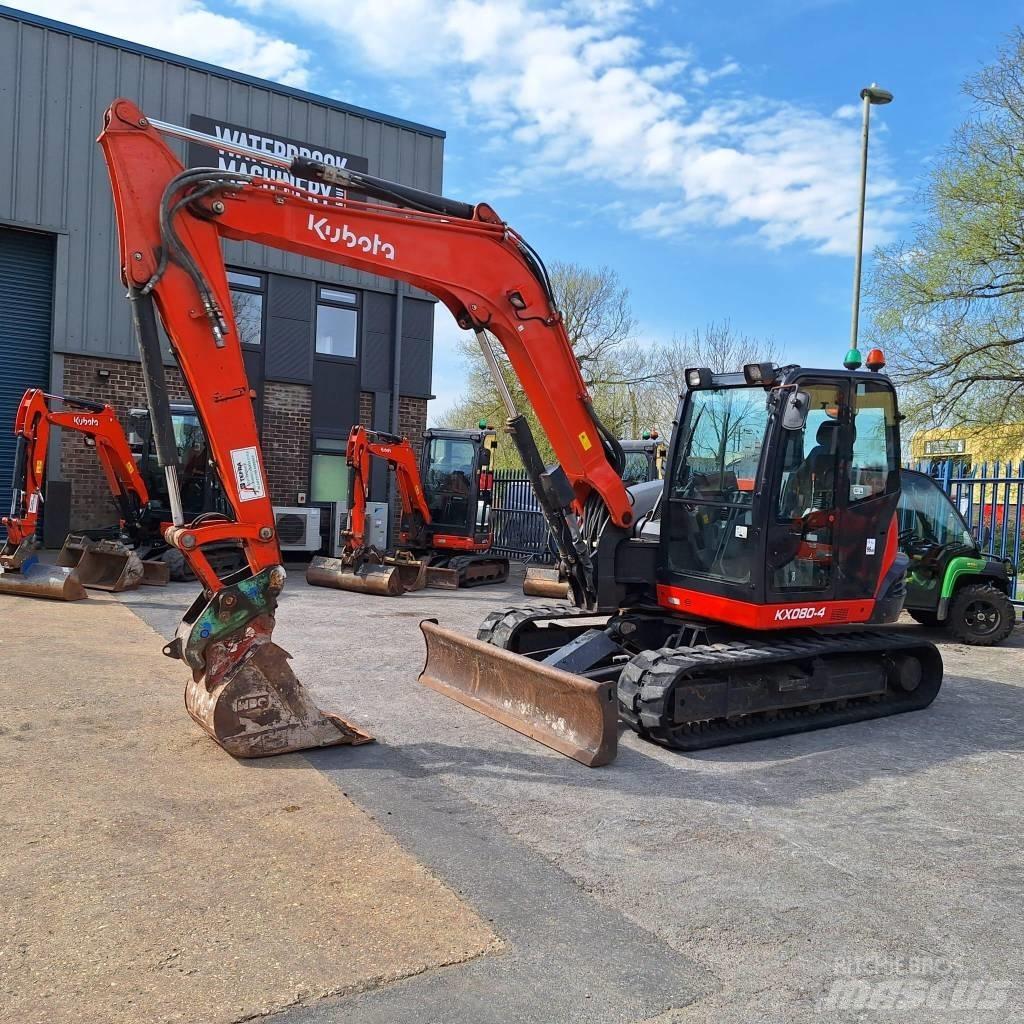 Kubota KX080-4 Excavadoras 7t - 12t