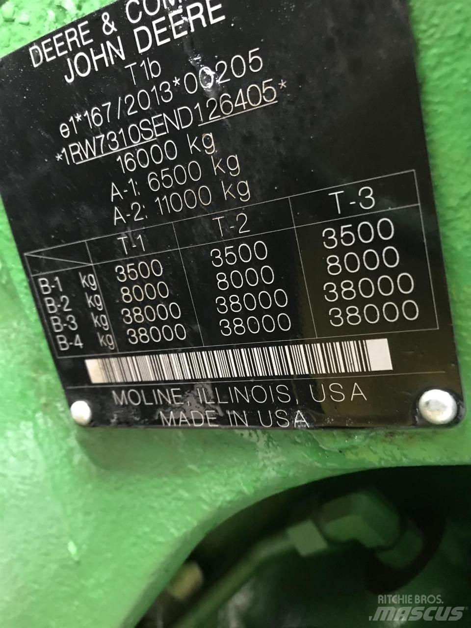 John Deere 7R 310 Tractores