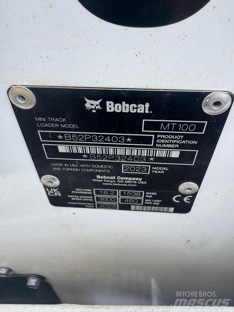 Bobcat MT 100 Cargadoras sobre orugas