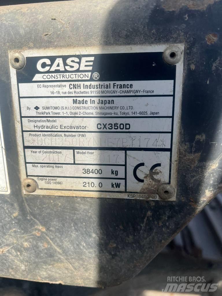 CASE CX 350 D Excavadoras de cadenas