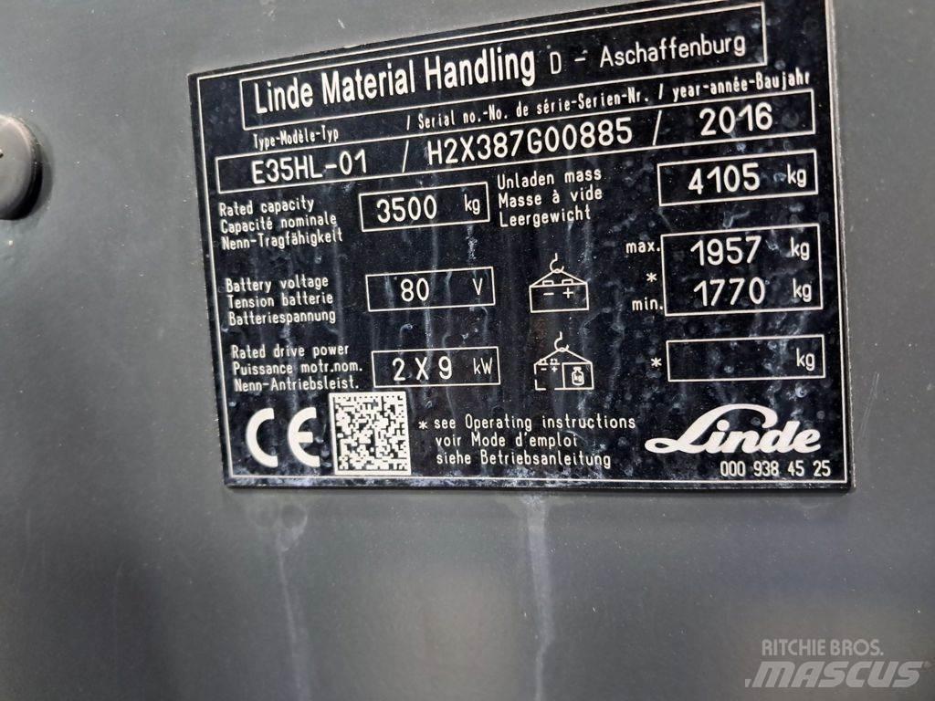 Linde E35HL-01 Carretillas de horquilla eléctrica