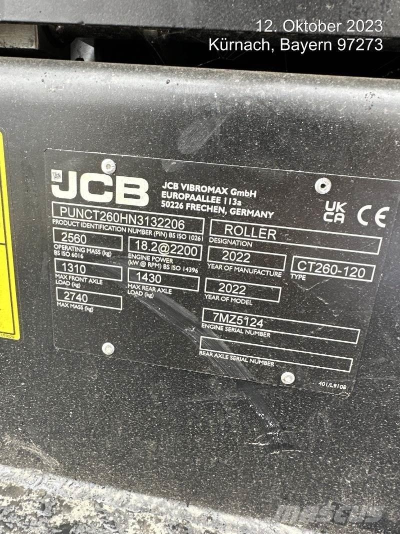 JCB CT260-120 Rodillos